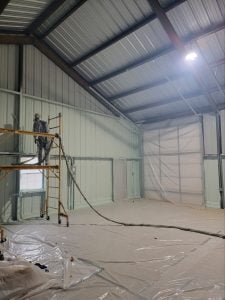 rockwall spray foam